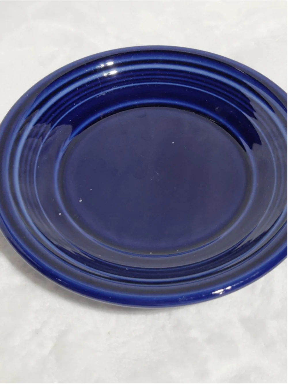 Fiesta® Fiestaware Betty Crocker Cobalt Flower Pot with Saucer Retired USA
